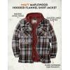 image:imageLegendary Whitetails Mens Plaid Flannel Shirt Jacket Quilted with Hood Polyfill Insulated ShacketWindstorm Plaid