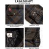 image:imageLegendary Whitetails Mens Plaid Flannel Shirt Jacket Quilted with Hood Polyfill Insulated ShacketWinter Rain Plaid