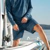 image:imageLegendary Whitetails Mens Quick Dry Topographical Print 7 Inch Inseam Swim TrunksAegean Trail
