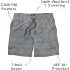image:imageLegendary Whitetails Mens Quick Dry Topographical Print 7 Inch Inseam Swim TrunksCloudy Skies Trail
