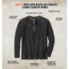 image:imageLegendary Whitetails Mens Recluse Henley Long Sleeve ShirtBlack