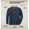image:imageLegendary Whitetails Mens Recluse Henley Long Sleeve ShirtNavy
