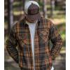 image:imageLegendary Whitetails Mens Shirt Jacket Plaid Flannel Berber Lined Polyfill Insulated ShacketDaybreak Plaid