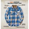 image:imageLegendary Whitetails Mens Shotgun Western Flannel ShirtLiberty Blue Range Plaid