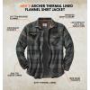 image:imageLegendary Whitetails Mens Thermal Lined Shirt Jacket Plaid Flannel Polyfill InsulatedBalsam Shadow Plaid