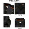 image:imageLegendary Whitetails Mens Thermal Lined Shirt Jacket Plaid Flannel Polyfill InsulatedBalsam Shadow Plaid