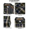 image:imageLegendary Whitetails Mens Thermal Lined Shirt Jacket Plaid Flannel Polyfill InsulatedBarnwood Balsam Plaid