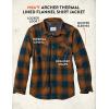 image:imageLegendary Whitetails Mens Thermal Lined Shirt Jacket Plaid Flannel Polyfill InsulatedBurnt End Plaid