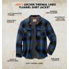 image:imageLegendary Whitetails Mens Thermal Lined Shirt Jacket Plaid Flannel Polyfill InsulatedCabin Cobalt Plaid