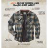 image:imageLegendary Whitetails Mens Thermal Lined Shirt Jacket Plaid Flannel Polyfill InsulatedSky