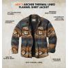 image:imageLegendary Whitetails Mens Thermal Lined Shirt Jacket Plaid Flannel Polyfill InsulatedUpland Oasis