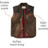 image:imageLegendary Whitetails Mens Tough as Buck Vest for Men Work Flannel Lined Hunting Outerwear Casual Western Insulated Zip UpRawhide