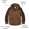 image:imageLegendary Whitetails Mens Winter Coat Quilted Canvas Workwear Jacket Water Repellent InsulatedChestnut