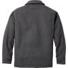 image:imageLegendary Whitetails Mens Wool Blend Jacket Quilted Satin Insulated Sleeves Sherpa LinedCharcoal Heather