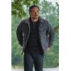 image:imageLegendary Whitetails Mens Wool Blend Jacket Quilted Satin Insulated Sleeves Sherpa LinedCharcoal Heather