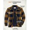 image:imageLegendary Whitetails Mens Wool Blend Jacket Quilted Satin Insulated Sleeves Sherpa LinedGolden Night Plaid