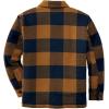 image:imageLegendary Whitetails Mens Wool Blend Jacket Quilted Satin Insulated Sleeves Sherpa LinedGolden Night Plaid