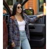 image:imageLegendary Whitetails Womens Hooded Heavyweight Stretch Flannel Button Up ShirtBlue Lagoon Plaid