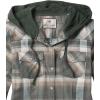 image:imageLegendary Whitetails Womens Hooded Heavyweight Stretch Flannel Button Up ShirtGreen Grove
