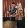 image:imageLegendary Whitetails Womens Hooded Shacket With Drawstring Hood Berber Lined Shirt JacketLake Cabin Plaid