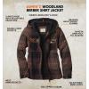 image:imageLegendary Whitetails Womens Hooded Shacket With Drawstring Hood Berber Lined Shirt JacketLicorice Root Plaid