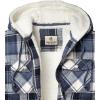 image:imageLegendary Whitetails Womens Hooded Shacket With Drawstring Hood Berber Lined Shirt JacketMidnight Moon Plaid