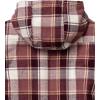 image:imageLegendary Whitetails Womens Hooded Shacket With Drawstring Hood Berber Lined Shirt JacketMountain Sunset Plaid