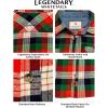 image:imageLegendary Whitetails Womens Long Sleeve Plaid Flannel Button Up Shirt 100 CottonAlpine Mountain Plaid