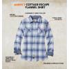 image:imageLegendary Whitetails Womens Long Sleeve Plaid Flannel Button Up Shirt 100 CottonBaby Blues Plaid