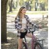 image:imageLegendary Whitetails Womens Long Sleeve Plaid Flannel Button Up Shirt 100 CottonDusty Rose Plaid