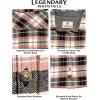 image:imageLegendary Whitetails Womens Long Sleeve Plaid Flannel Button Up Shirt 100 CottonDusty Rose Plaid