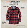 image:imageLegendary Whitetails Womens Long Sleeve Plaid Flannel Button Up Shirt 100 CottonHolly Berry