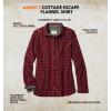image:imageLegendary Whitetails Womens Long Sleeve Plaid Flannel Button Up Shirt 100 CottonMini Buffalo Check