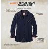 image:imageLegendary Whitetails Womens Long Sleeve Plaid Flannel Button Up Shirt 100 CottonNavy