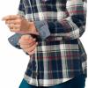 image:imageLegendary Whitetails Womens Long Sleeve Plaid Flannel Button Up Shirt 100 CottonNavy Army Plaid