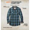 image:imageLegendary Whitetails Womens Long Sleeve Plaid Flannel Button Up Shirt 100 CottonRainy Day Plaid