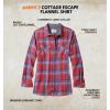 image:imageLegendary Whitetails Womens Long Sleeve Plaid Flannel Button Up Shirt 100 CottonRed Hot Plaid