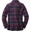 image:imageLegendary Whitetails Womens Long Sleeve Plaid Flannel Button Up Shirt 100 CottonSangria Plaid