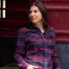 image:imageLegendary Whitetails Womens Long Sleeve Plaid Flannel Button Up Shirt 100 CottonSangria Plaid