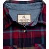 image:imageLegendary Whitetails Womens Long Sleeve Plaid Flannel Button Up Shirt 100 CottonSangria Plaid