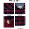 image:imageLegendary Whitetails Womens Long Sleeve Plaid Flannel Button Up Shirt 100 CottonSangria Plaid
