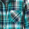 image:imageLegendary Whitetails Womens Long Sleeve Plaid Flannel Button Up Shirt 100 CottonTurquoise Pacific Plaid