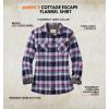 image:imageLegendary Whitetails Womens Long Sleeve Plaid Flannel Button Up Shirt 100 CottonViolet Rave Plaid