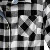 image:imageLegendary Whitetails Womens Long Sleeve Plaid Flannel Button Up Shirt 100 CottonWhite Buffalo Check