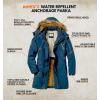 image:imageLegendary Whitetails Womens Parka with Hood Water Resistant Shell Polyfill Insulated Winter CoatCrater Lake Blue