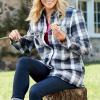 image:imageLegendary Whitetails Womens Sherpa Lined Flannel ShacketGlacier Bay Plaid