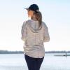 image:imageLegendary Whitetails Womens Space Dye Knit Vneck Pullover Hoodie TopGrey Space Dye