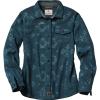 image:imageLegendary Whitetails Ladies Trail Guide Fleece Plaid Button Up ShirtBlue Wing Teal