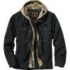 image:imageLegendary Whitetails Mens Canvas Hooded Waterresistant Heavyweight JacketBlack