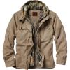 image:imageLegendary Whitetails Mens Canvas Hooded Waterresistant Heavyweight JacketKhaki